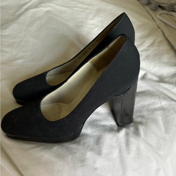 Martinez Valero Black Heels (size: 8 1/2) - Picture 2 of 6